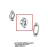Left door spring latch Unox XVC 705