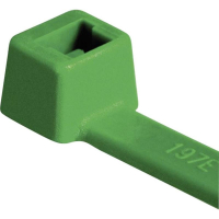 Стяжки кабельные с внутренними зубьями, зеленые, 100 шт HellermannTyton T30R-PA66-GN