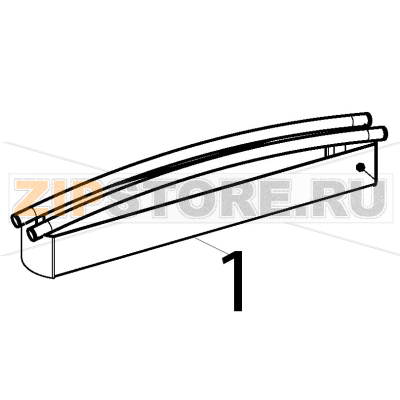 Camino 40, H45, TECNO74 Tecnoinox FR48FE7 Camino 40, H45, TECNO74 Tecnoinox FR48FE7Запчасть на деталировке под номером: 1