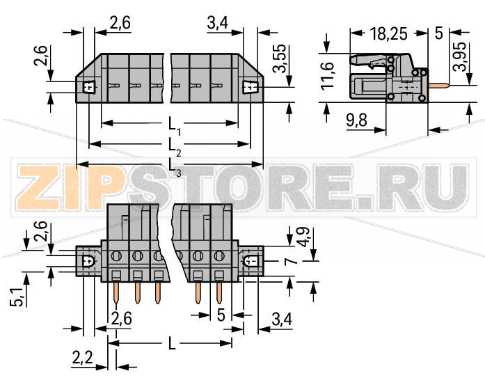 MCS MIDI Classic Розетка под пайку THT; 0.6 x 1.0 mm solder pin; прямые; зажимное кольцо; Шаг контактов 5 мм; 21-пол.; серые Wago 232-151/031-000 Встроенные тестовые порты для тестовых штекеров O 2 ммДля соединений "провод-провод" и "плата-провод"Выходы под печатные платы с защитой от касанияЛегко идентифицируемые входы и выходы печатной платыВозможны варианты кодировки...