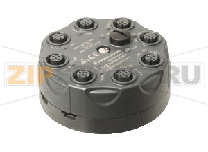 Аксессуар AS-Interface splitter box VAZ-2T8-G11-F Pepperl+Fuchs Описание оборудованияSplitter box, flat cable, AS interface and auxiliary voltage to eight M12 connectors