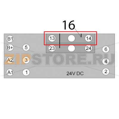 Auxiliary switch, CB-NC Bear Varimixer AR80 VL-1S Auxiliary switch, CB-NC Bear Varimixer AR80 VL-1SЗапчасть на деталировке под номером: 16
