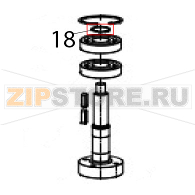 Circlip for shaft Hurakan HKN-30SN2V Circlip for shaft Hurakan HKN-30SN2VЗапчасть на деталировке под номером: 18