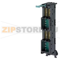 Специальный фронтальный соединитель с 4X16-полюсным IDC-разъёмом для 40-полюсных модулей  анологового ввода-вывода для S7-1500, питание через вводной элемент Siemens 6ES7921-5AK20-0AA0