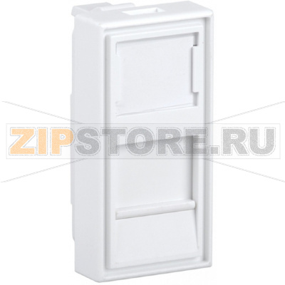 вставка 45х22.5мм, используется для монтажа в кабель-канал и установки в нее модуля Keystone Jack 