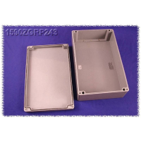 Корпус 400x250x120 мм, материал: пластик, серый, 1 шт Hammond 1590ZGRP243