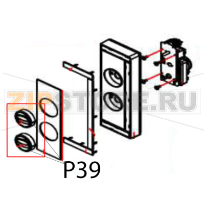 Knob Hurakan HKN-WP900M Knob Hurakan HKN-WP900MЗапчасть на деталировке под номером: P39