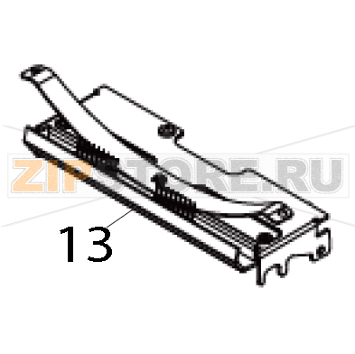 Print head module (300 dpi/ two rows/ 26 pins) TSC TA210 Print head module (300 dpi/ two rows/ 26 pins) TSC TA210Запчасть на деталировке под номером: 13