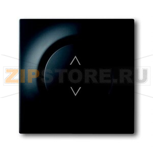 Клавиша для механизма электронного выключателя, чёрный бархат ABB 2CKA006430A0381 