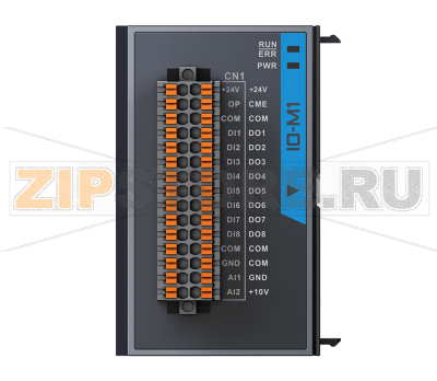 Блок расширения входа-выхода, 8DI, 8DO, 2AI Inovance IO-M1 