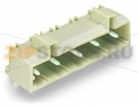 MCS MIDI Вилка THT; 1.0 x 1.0 mm solder pin; угловые; 100% защита от неправильного подсоединения; Заземляющий контакт; Шаг контактов 7,5 мм; 5-пол.; светло-серые Wago 721-835/001-040