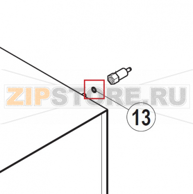 O-Ring Hobart UXT-10A                                                                     O-Ring Hobart UXT-10AЗапчасть на сборочном чертеже под номером: 13Название запчасти на немецком языке языке: O-Ring Hobart UXT-10A
