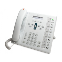IP-телефон 48 В/DC, 2xGE (PoE), 12 линий, SIP/SCCP, 396x81 пкс, RJ-9 Cisco CP-6961-WL-K9