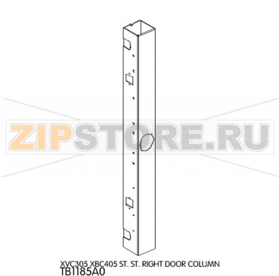 St. St. right door column Unox XVC 315G St. St. right door column Unox XVC 315GЗапчасть на деталировке под номером: 10Название запчасти на английском языке: St. St. right door column Unox XVC 315G