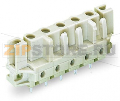 MCS MIDI Розетка под пайку THT; 0.6 x 1.0 mm solder pin; прямые; 100% защита от неправильного подсоединения; Проходной фланец; Шаг контактов 7,5 мм; 4-пол.; светло-серые Wago 722-734/047-000 Встроенные тестовые порты для тестовых штекеров O 2 ммДля соединений "провод-провод" и "плата-провод"Выходы под печатные платы с защитой от касанияЛегко идентифицируемые входы и выходы печатной платы100% защита от неправильного подсоединенияВозможны варианты кодировки...