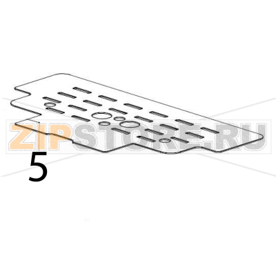 Drip tray Hurakan HKN-ME717 Drip tray Hurakan HKN-ME717Запчасть на деталировке под номером: 5