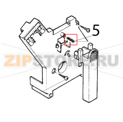 Molla x impugnatura gruppo Saeco Royal Classic Molla x impugnatura gruppo Saeco Royal ClassicЗапчасть на деталировке под номером: 5
