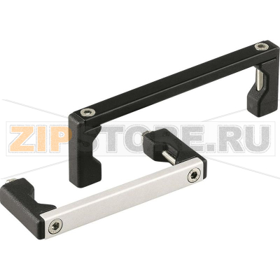 Ручка корпусная, серебряная, 120х12х40 мм, 1 шт Rohde UG-05.100.01 
