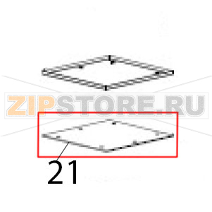 Sealing silicone pad Hurakan HKN-HVZ60 Sealing silicone pad Hurakan HKN-HVZ60Запчасть на деталировке под номером: 21