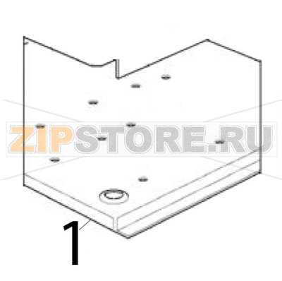 Basamento Scotsman B 40 Basamento Scotsman B 40Запчасть на деталировке под номером: 1