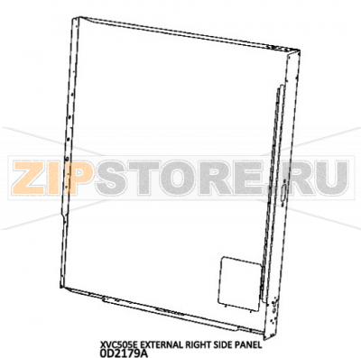 External right side panel Unox XVC 505E External right side panel Unox XVC 505EЗапчасть на деталировке под номером: 81Название запчасти на английском языке: External right side panel Unox XVC 505E