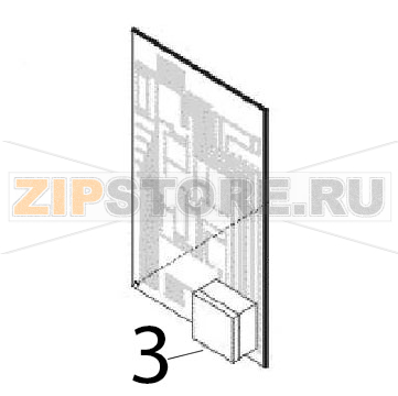 PCB Angelo Po FM611E1 PCB Angelo Po FM611E1Запчасть на деталировке под номером: 3