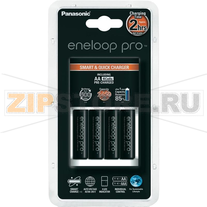 Зарядное устройство, микро (AAA), миньоны (AA) Panasonic BQ-CC55E 