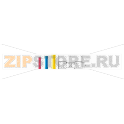 Гильза соединительная 0.5 мм², 1.5 мм², красная, 100 шт Weidmüller 9200490000 