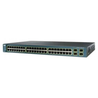 Коммутатор 48xFE (PoE), 4xSFP, IP Base Cisco WS-C3560-48PS-S