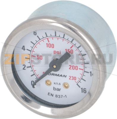 МАНОМЕТР НАСОСА Ø 41 MM 0÷16 BAR 