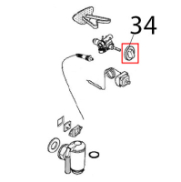 Drain cock knob Angelo Po 1A1PI2G