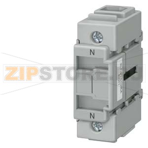 N-/PE-КОНТАКТ ДЛЯ МОНТАЖНОГО ОСНОВАНИЯ (ПРИНАДЛЕЖНОСТЬ ДЛЯ ПЕРЕКЛЮЧАТЕЛЯ 3LD2) К 100A И 125A Siemens 3LD9280-2C 