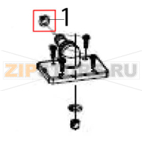 Coffee spout the o-ring Hurakan HKN-ME717