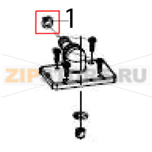 Coffee spout the o-ring Hurakan HKN-ME717 Coffee spout the o-ring Hurakan HKN-ME717Запчасть на деталировке под номером: 1