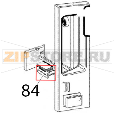 Bracket &quot;L&quot; Angelo Po FC241G Bracket "L" Angelo Po FC241GЗапчасть на деталировке под номером: 84