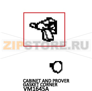 Cabinet and prover gasket corner Unox XL 415 Cabinet and prover gasket corner Unox XL 415Запчасть на деталировке под номером: 14Название запчасти на английском языке: Cabinet and prover gasket corner Unox XL 415