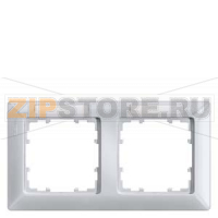 DELTA LINE АЛЮМИНЕВЫЙ МЕТАЛЛИК РАМКА 2-МЕСТНАЯ 151X80MM ГОРИЗОНТАЛЬНАЯ С ПОЛЕМ ДЛЯ НАДПИСИ Siemens 5TG2552-4