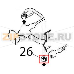 Bicone nut Ø: 10 Angelo Po 0G1CP1G Bicone nut Ø: 10 Angelo Po 0G1CP1GЗапчасть на деталировке под номером: 26