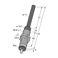 Датчик индуктивный Turck WI70-M18-LIU5
