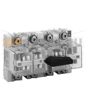 БЛОКИРУЕМЫЙ РАЗЪЕДИНИТЕЛЬ D=92MM 200A 3ПОЛ.+N-ФИКС ПРОЗРАЧНЫЙ Siemens 5TE1640 