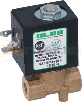 SOLENOID VALVE OLAB 2-WAY ø 1/8F 230V 