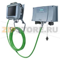 Стартовый комплект мобильной панели, в составе: 1X KTP700F Mobile, 1X стандартная соединительная коробка, 1X соркдинительный кабель 2 м, 1X настенный крепёж, 1X пакет ПО WinCC Comfort (TIA Portal) Siemens 6AV2133-5GA00-0AA0
