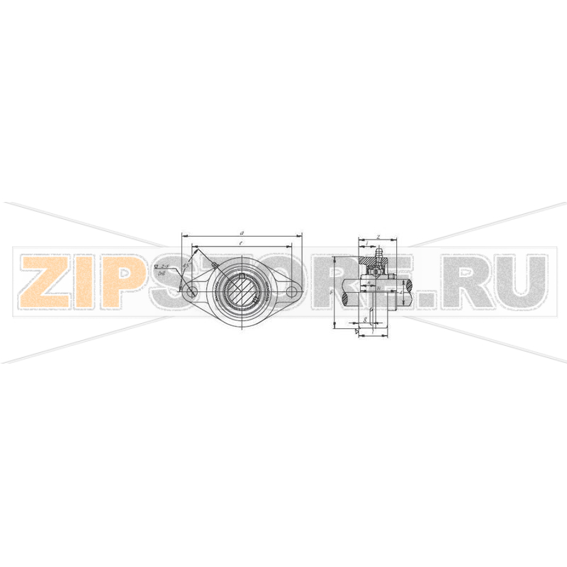 Подшипник фланцевый UBC UCFL 204 