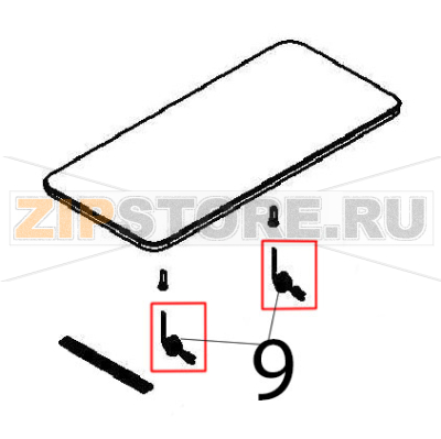 Temp. probe Angelo Po 04WPEBV Temp. probe Angelo Po 04WPEBVЗапчасть на деталировке под номером: 9