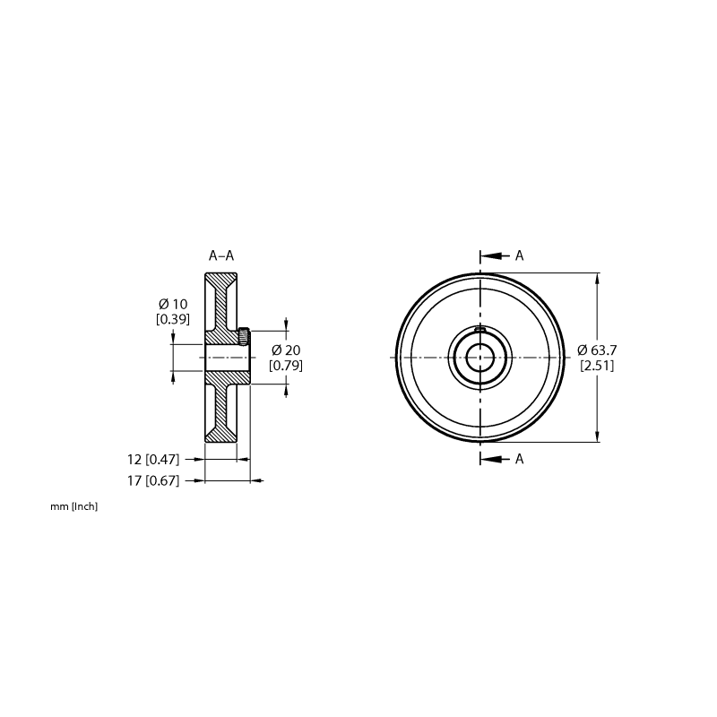 Колесо измерительное Turck RA-MW-200-12-DK1-10 