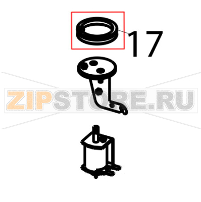NBR V-Ring gasket D.40 Tecnoinox GFB10DSL NBR V-Ring gasket D.40 Tecnoinox GFB10DSLЗапчасть на деталировке под номером: 17