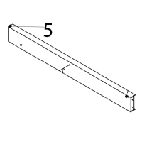 Front frame Hoshizaki IM-65NE