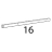 Upper door listel Unox XVC 205E
