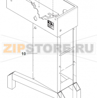 Machine Column, White Bear Varimixer AR40 VL-1S                                                                                 