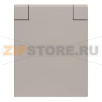 Розетка 10/16 А, 250 В, IP54, серая ABB 2CLA328800A1001